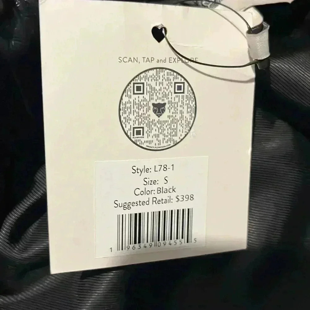 NWT Lita By Ciara Revolve 100% Lamb Leather Drawstring Shorts - Picture 4 of 5